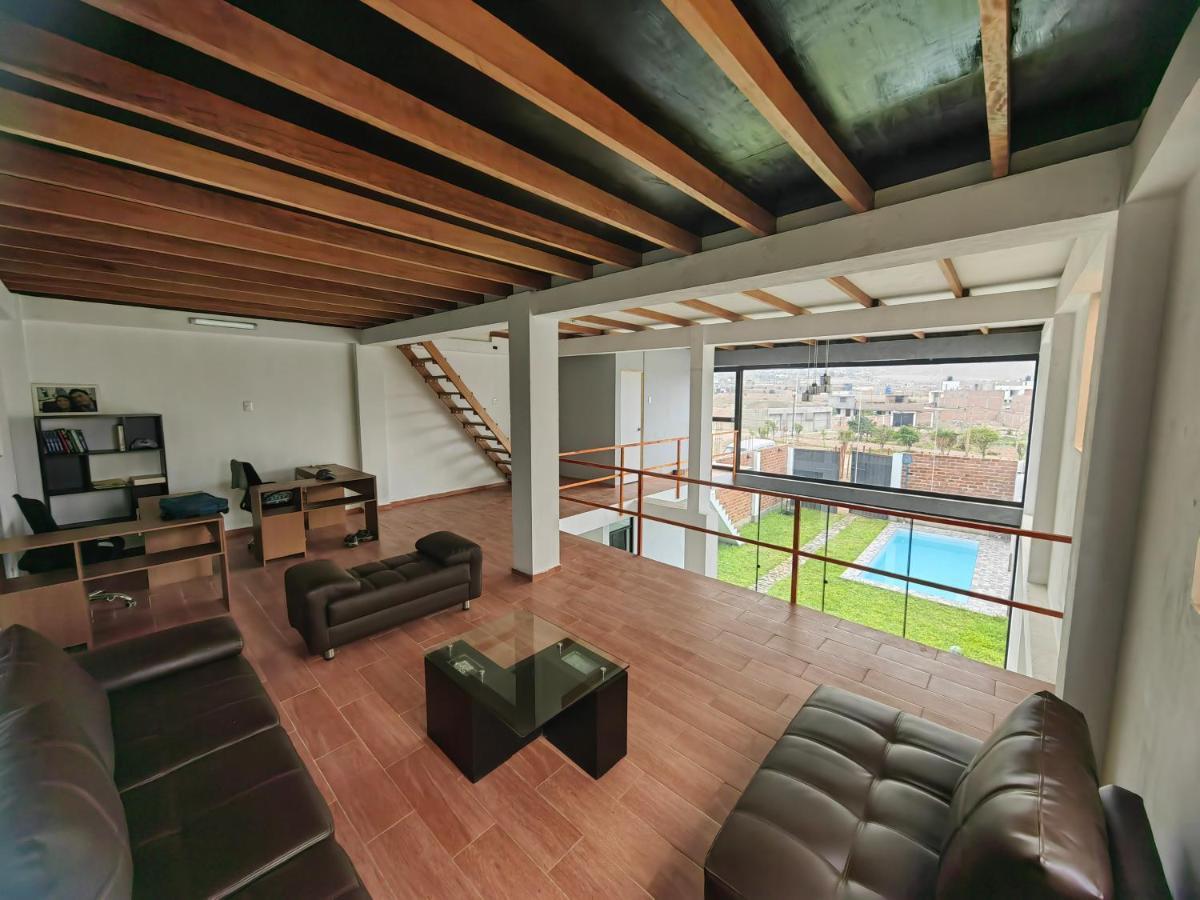 Вилла Casa De Playa Con Piscina Анкон Экстерьер фото