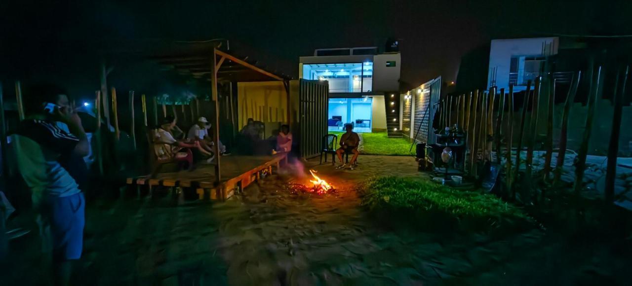 Вилла Casa De Playa Con Piscina Анкон Экстерьер фото